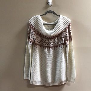 NWT Maurices Cowl Neck Knit Sweater Size L